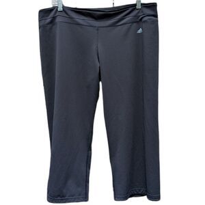 Adidas cropped leggings black